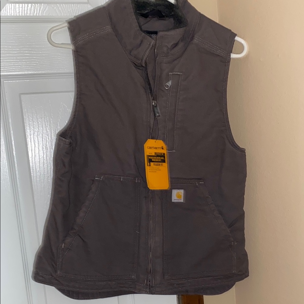 Carhartt Dark Brown Work Vest